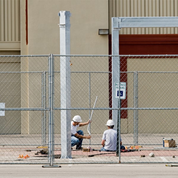 how much time can i lease the temporary fence for my building site or event in Trenton GA